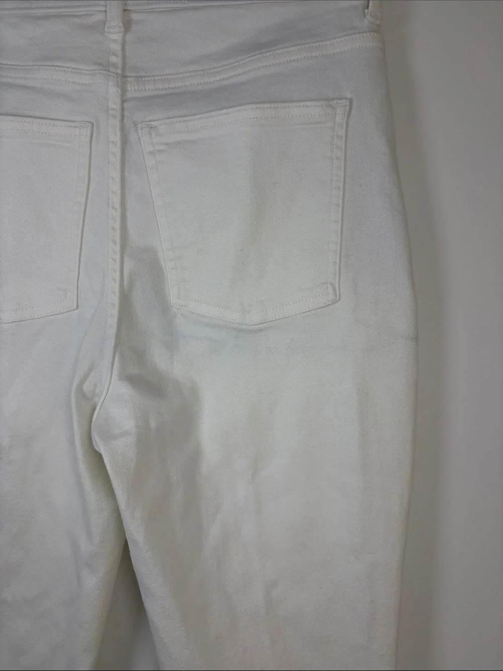 SPANX Lycra Flare High-Rise Jeans- Color: Linen Sz 10 *See Description* NWT Flaw